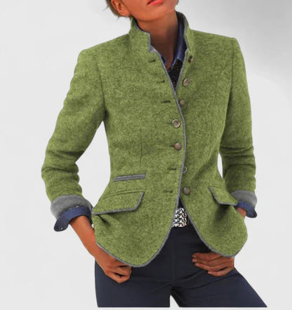 Chaquetas Mujer Elegantes Cierre Botones