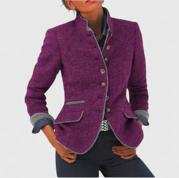 Chaquetas Mujer Elegantes Cierre Botones