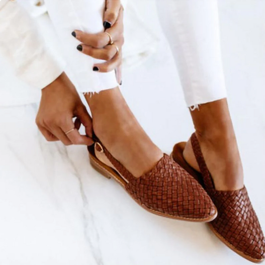 Zapatos Bailarinas Trenzadas Invierno Mujer - Vestiria