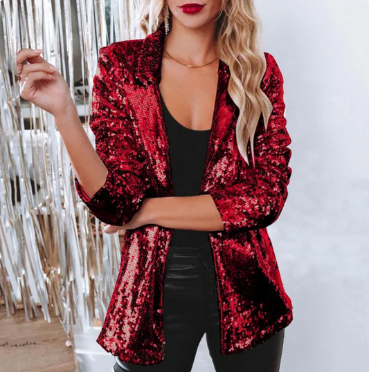 Chaquetilla Lentejuelas Glamurosa Mujer - Vestiria
