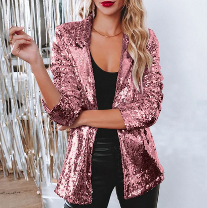 Chaquetilla Lentejuelas Glamurosa Mujer