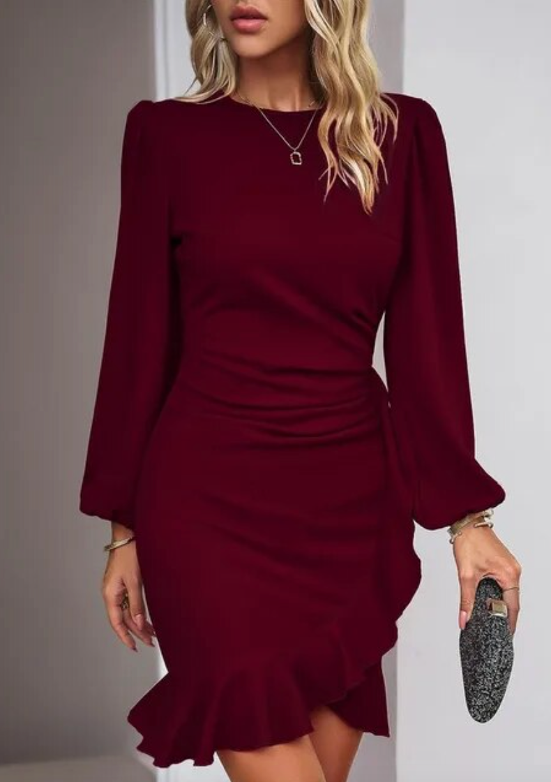 Vestido de Noche Elegante Mujer