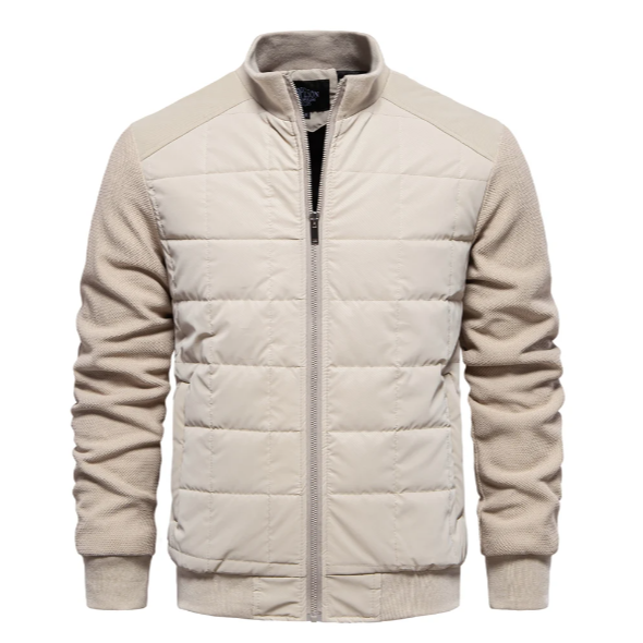 Abrigo Invierno Acolchado Hombre Cremallera Impermeable - Vestiria