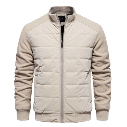 Abrigo Invierno Acolchado Hombre Cremallera Impermeable - Vestiria