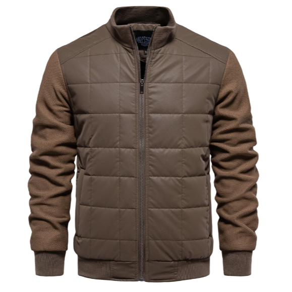 Abrigo Invierno Acolchado Hombre Cremallera Impermeable