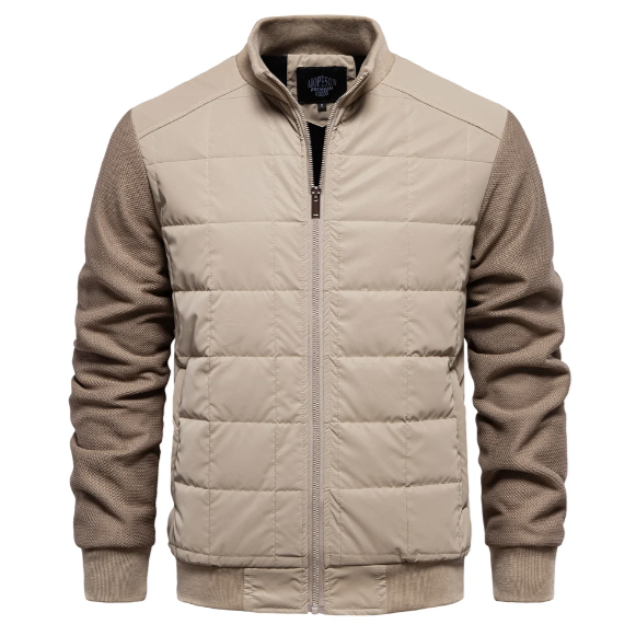 Abrigo Invierno Acolchado Hombre Cremallera Impermeable