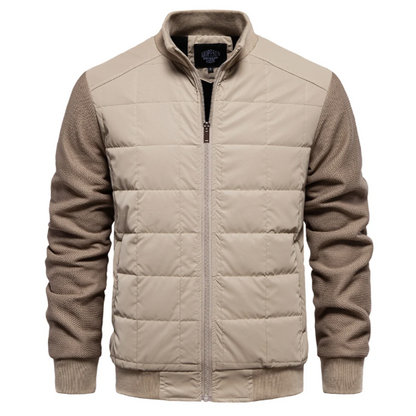 Abrigo Invierno Acolchado Hombre Cremallera Impermeable