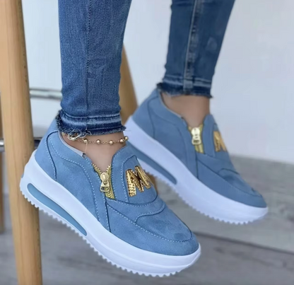 Zapatillas de plataforma cómodas mujer alto - Vestiria