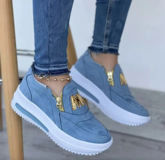 Zapatillas de plataforma cómodas mujer alto - Vestiria