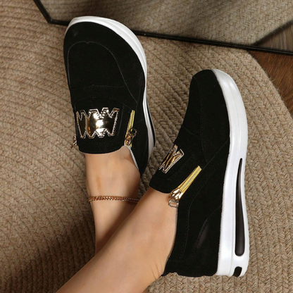 Zapatillas de plataforma cómodas mujer alto