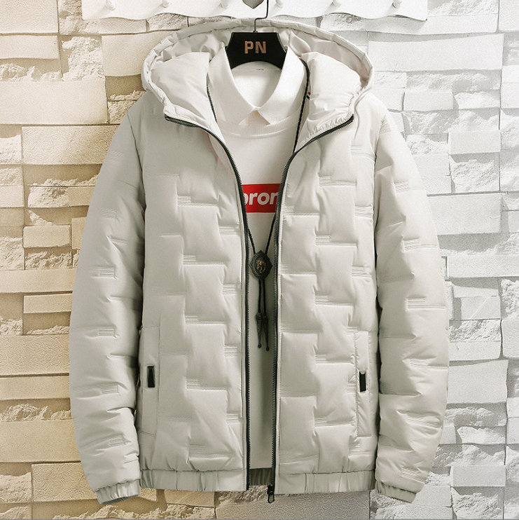 Chaqueta Acolchada Hombre Abultada con Capucha
