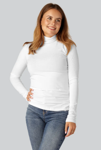 Suéter Mujer Cuello Alto Ajustado Elegante