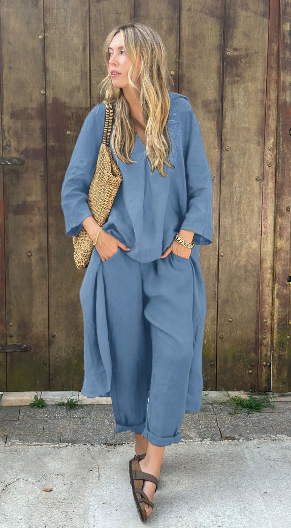 Traje de verano ligero de 2 piezas