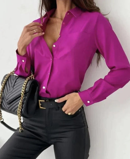 Blusa Ligera de Gasita con Mangas Largas