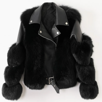 Chaqueta Cuero Invierno Piel Genuina