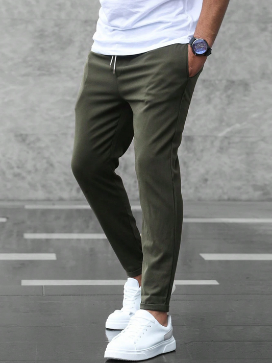 Pantalones Hombre Elásticos Cintura Ajustable - Vestiria