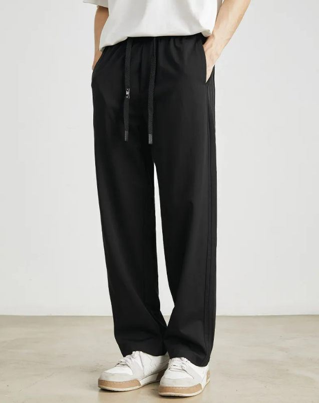 Pantalones Hombre Seda Elegantes