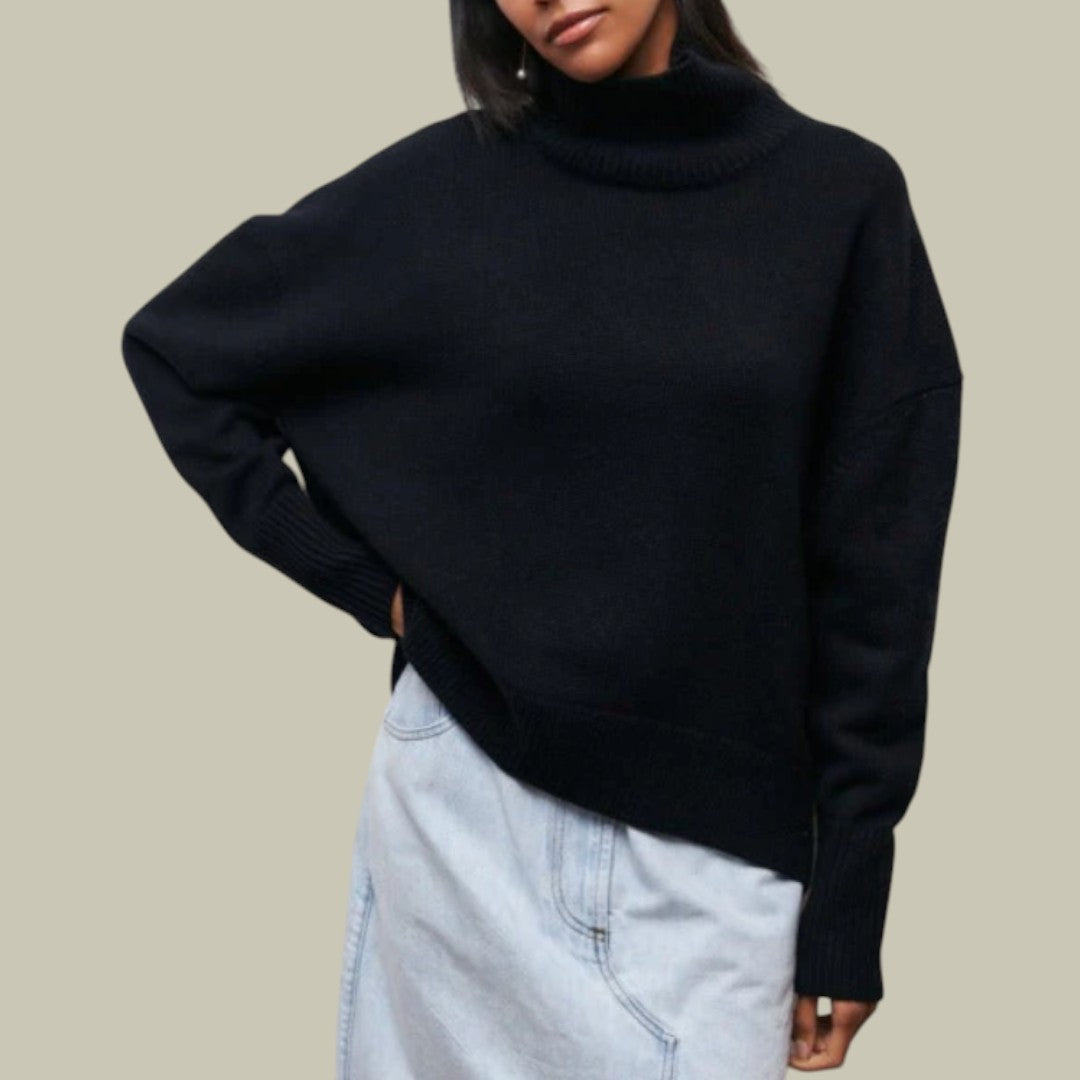 Sudadera Grande Cuello Alto Mujer Invierno - Vestiria