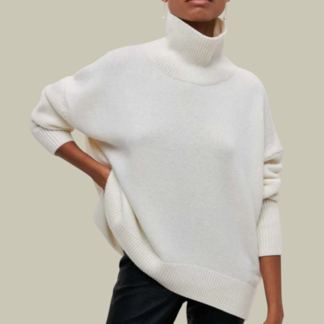 Sudadera Grande Cuello Alto Mujer Invierno