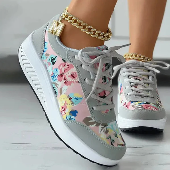 Sandalias de Verano Lona Florales Mujer - Vestiria
