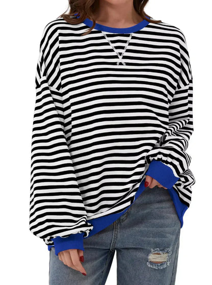 Sudadera Rayas Cálida y Acogedora