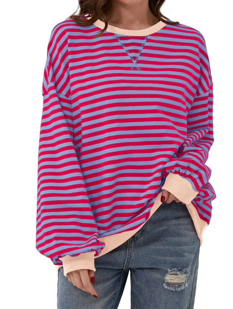 Sudadera Rayas Cálida y Acogedora
