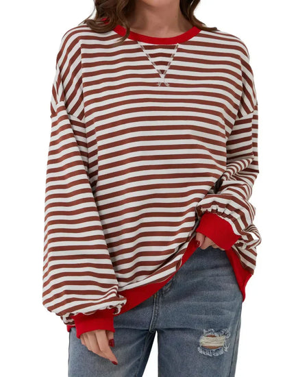 Sudadera Rayas Cálida y Acogedora
