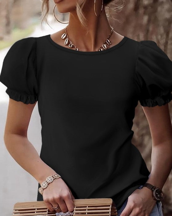 Camiseta Mujer Encaje Espalda Flor