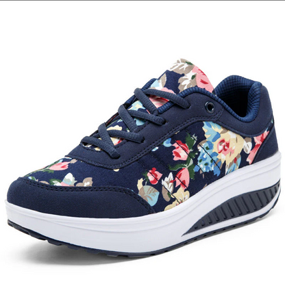 Sandalias de Verano Lona Florales Mujer