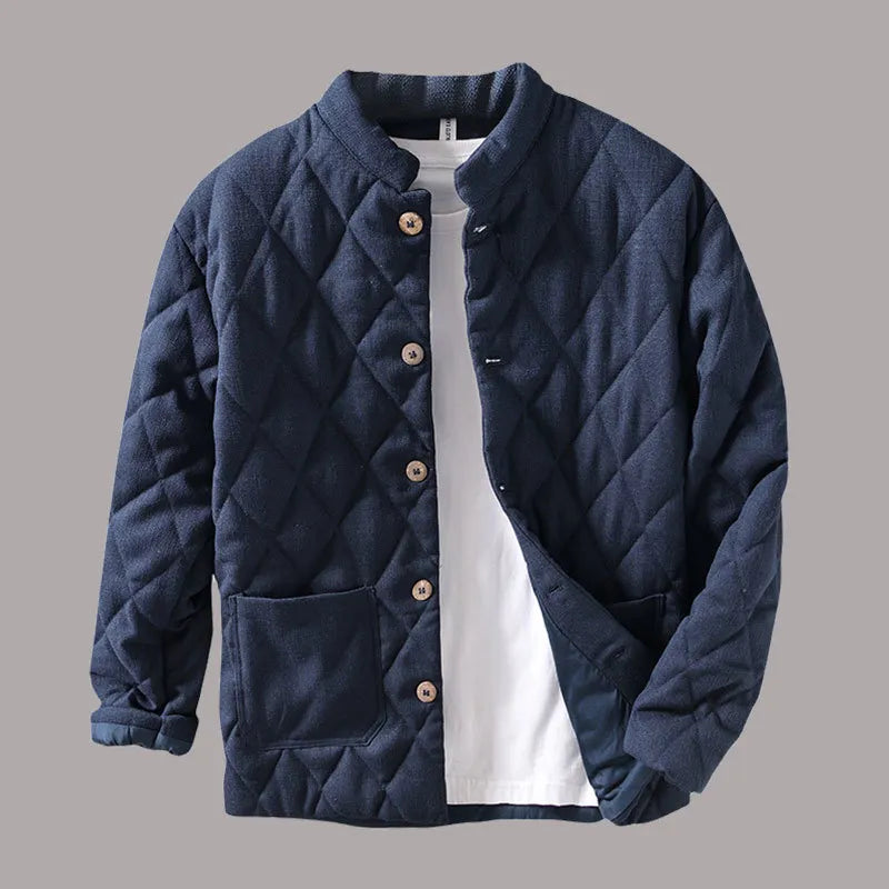 Chaquetón Hombre Acolchado Rombo Cálido - Vestiria