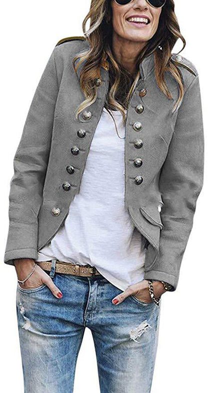 Chaquetilla Mujer Elegante Botones