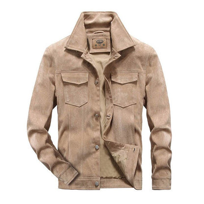 Chaqueta Cuero Hombre Elegante