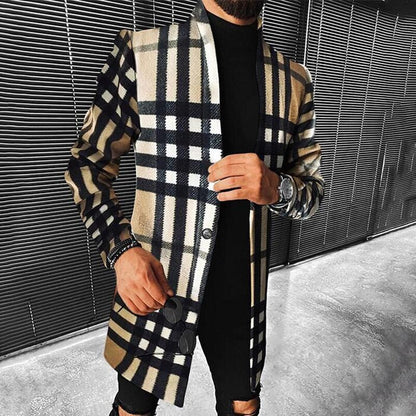 Chaqueta Hombre Estilo Urbano Geométrico