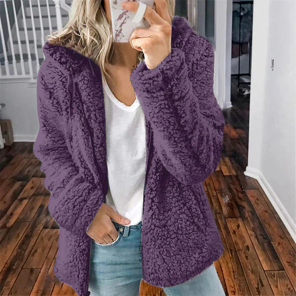 Chaqueta Invierno Mujer con Capucha Acogedora