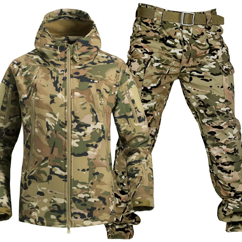 Conjunto Táctico Chaqueta Pantalón Camuflaje