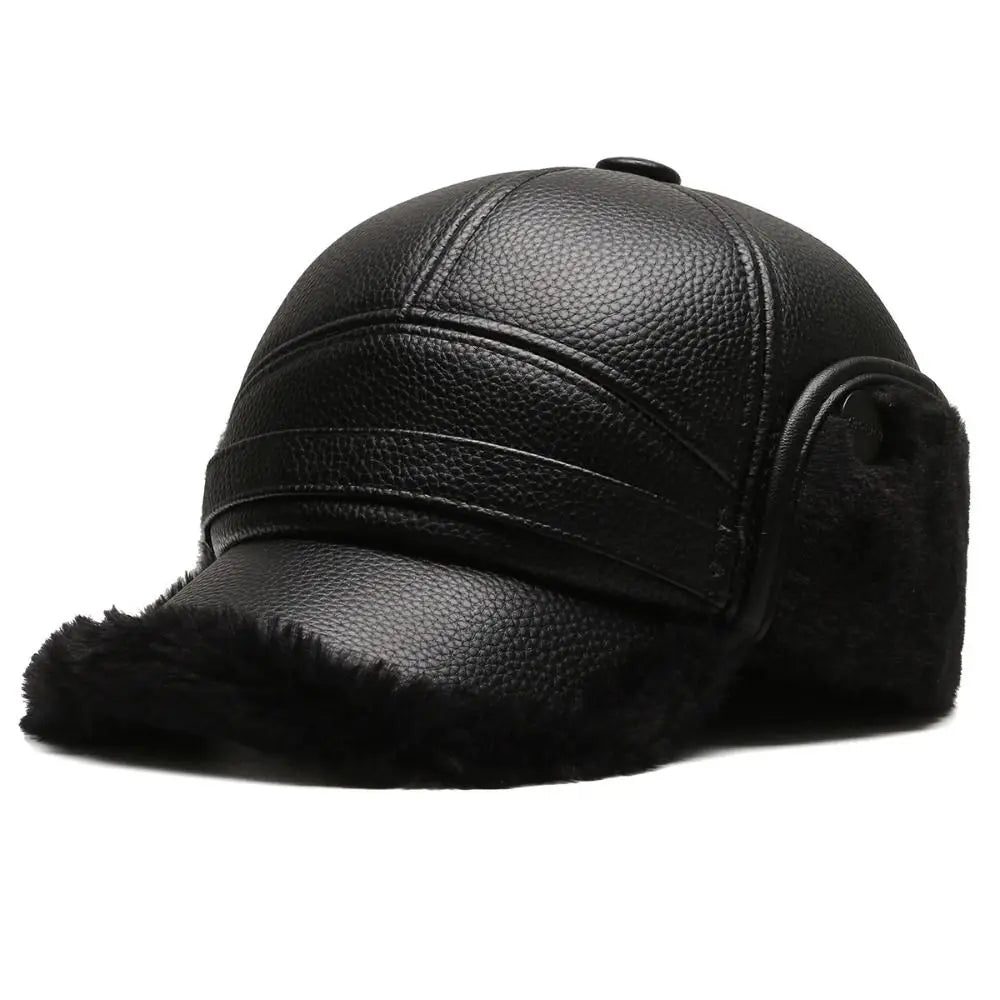 Gorra Cuero Hombre Aislante