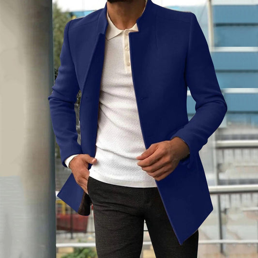 Abrigo Hombre Cuero Otoño Clásico - Vestiria