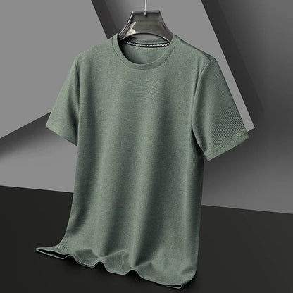 Camiseta Hombre Manga Corta Texturizada