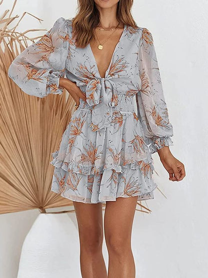 Vestido Gasa Estampado Ligero