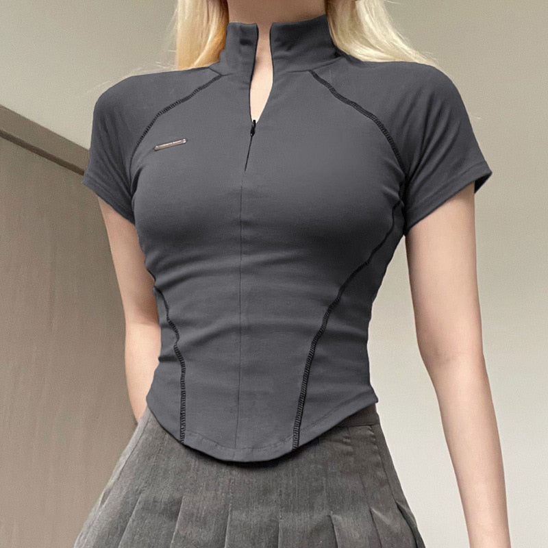 Blusa Deportiva Mujer Estilo Moda con Cierre - Vestiria