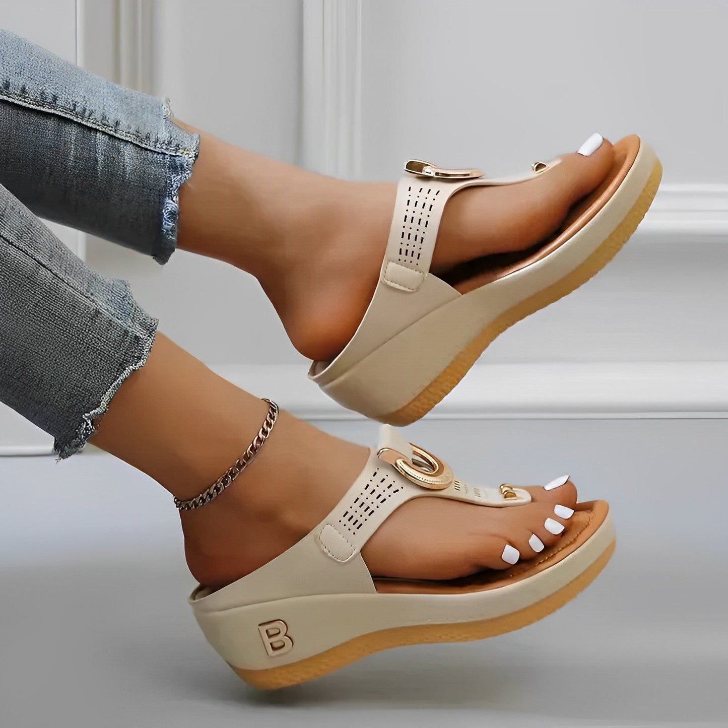 Chanclas de Cuña Coloridas y Comodas