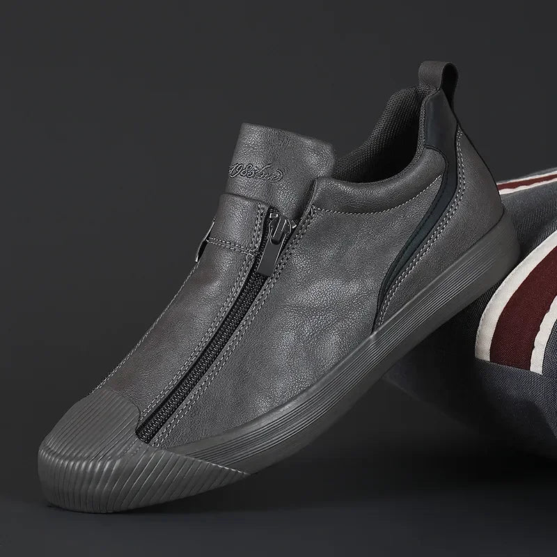Zapatillas Hombre Moda Cremallera
