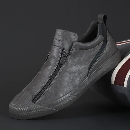 Zapatillas Hombre Moda Cremallera