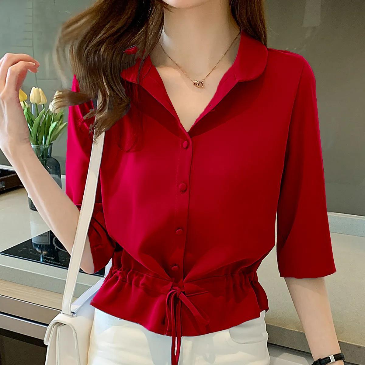 Blusa Polo Femenina Elegante - Vestiria