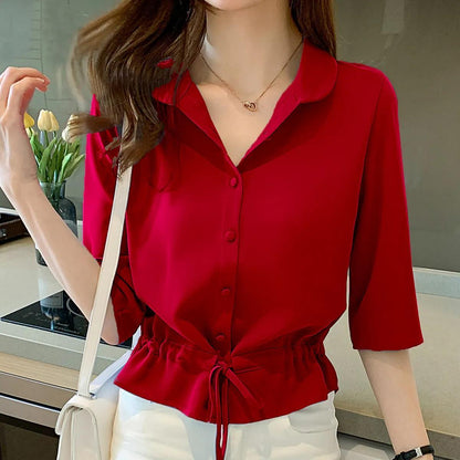Blusa Polo Femenina Elegante - Vestiria