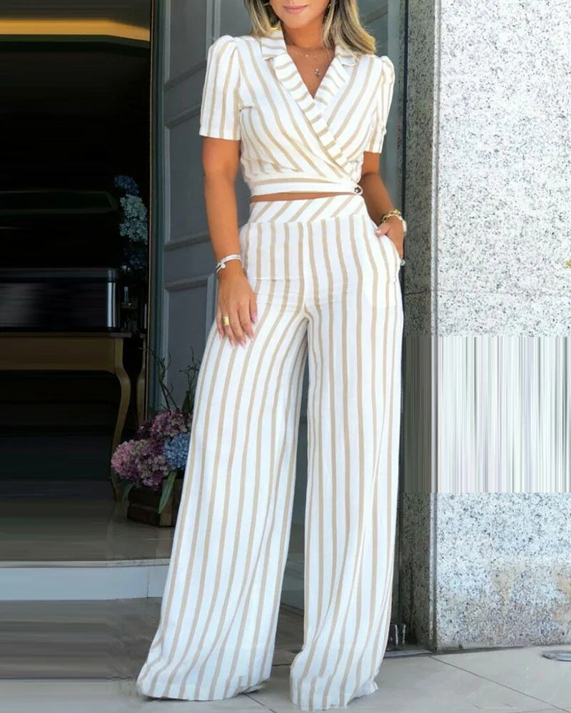 Vestido a Rayas Estilo Chic - Vestiria