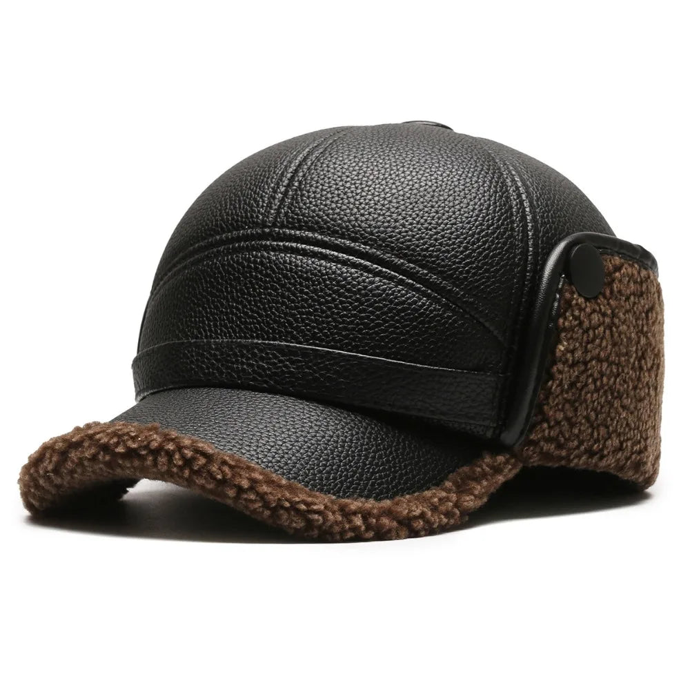 Gorra Cuero Hombre Aislante - Vestiria