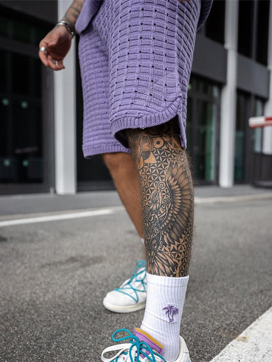 Sudadera y pantalón de punto ligero para hombre - Vestiria