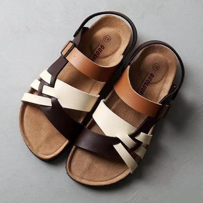 Sandalias de piel cómodas para hombre