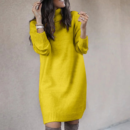 Vestido Cálido Invierno Mujer
